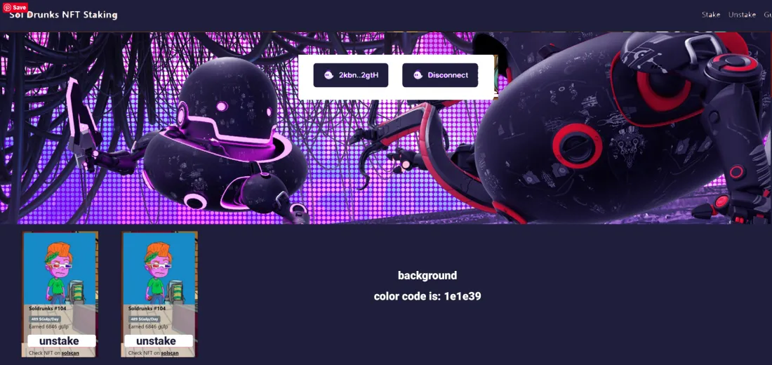 SolDrunks (Staking)